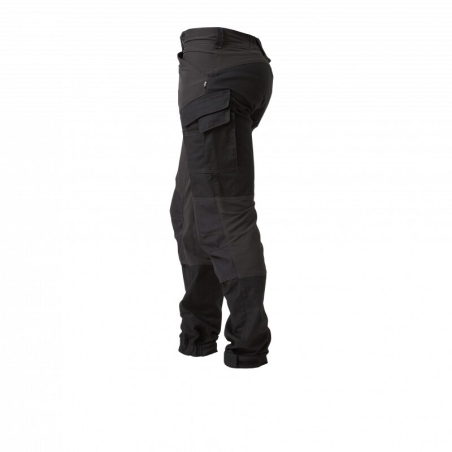 PBV Pantalon de travail stretch SWELL Flex poches genoux Noir – vue 2