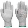 Gant anti-coupure Portwest A620 gris, paume enduite PU, niveau B – paume et dos