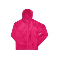 Coupe-vent Reset Unisexe Rose Magenta B&C – Veste Personnalisable