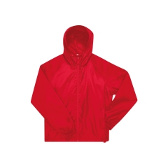 Coupe-vent Reset Unisexe Rouge B&C – Veste de travail personnalisée