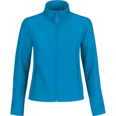 Veste Softshell Femme ID.701 B&C – Gris Atoll / Ghost Grey