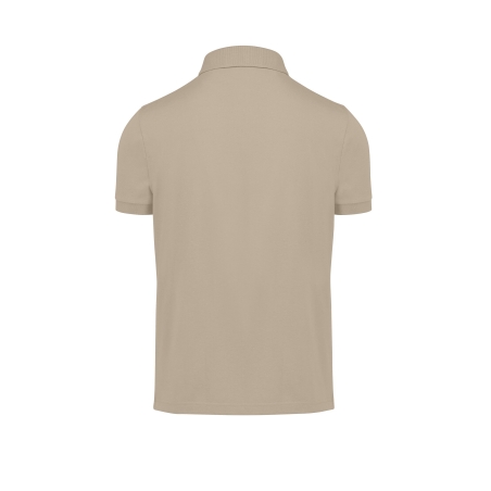 Polo Beige Homme Manches Courtes MY POLO 180 B&C – vue 2