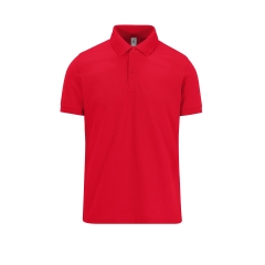 Polo Rouge Homme Manches Courtes MY POLO 180 B&C