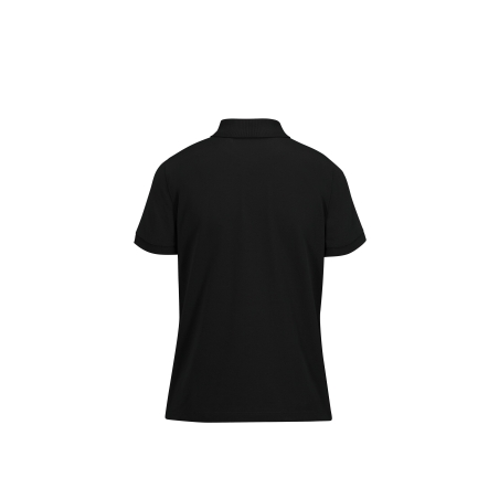Polo Noir Femme Manches Courtes MY POLO 210 B&C – vue 2