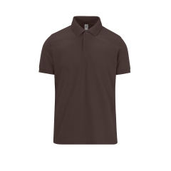 Polo Marron Homme Manches Courtes MY POLO 180 B&C