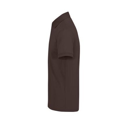 Polo Marron Homme Manches Courtes MY POLO 180 B&C – vue 3