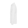 Polo Blanc Homme Manches Longues MY POLO 180 B&C – vue 3