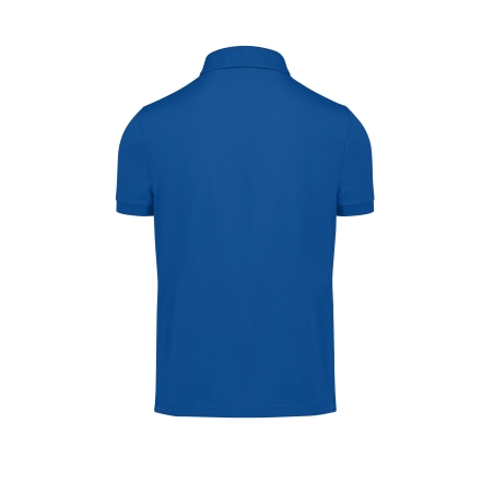 Polo de travail homme bleu Royal B&C MY POLO 180 manches courtes – vue 2
