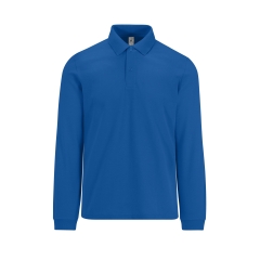 Polo Bleu Royal Manches Longues Homme B&C MY POLO 210