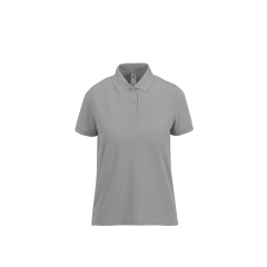 Polo Femme Gris MY POLO 210 Manches Courtes B&C