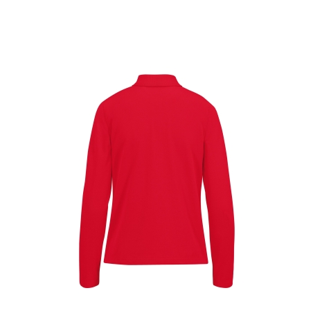 Polo Rouge Femme Manches Longues 180 g/m² B&C My Polo – vue 2