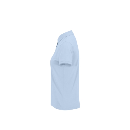 Polo Bleu Femme Manches Courtes MY POLO 180 B&C – vue 3