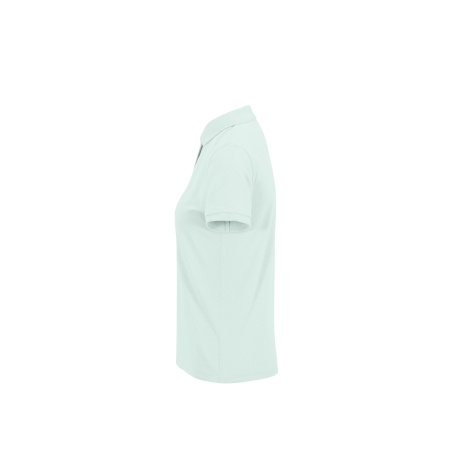 Polo Femme Vert Blush Mint Manches Courtes B&C My Polo 180 – vue 3
