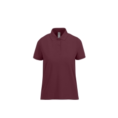 Polo Femme Bordeaux Manches Courtes MY POLO 180 B&C