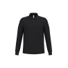 Polo piqué LSL homme Noir – iDeal Basic Brand