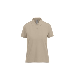Polo Beige Femme Manches Courtes MY POLO 180 B&C