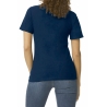 Polo Femme Softstyle Double Piqué Gildan – Marine – vue 2