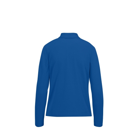 Polo Bleu Royal Femme Manches Longues MY POLO 210 B&C – vue 2