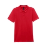 Polo Femme Softstyle Double Piqué Rouge – Gildan