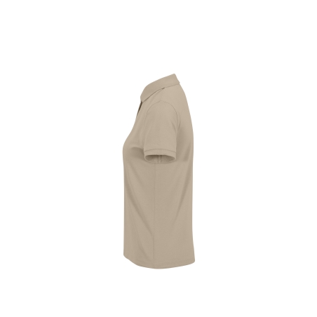 Polo Beige Femme Manches Courtes MY POLO 180 B&C – vue 3