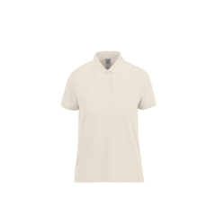 Polo Blanc Femme Manches Courtes MY POLO 180 B&C