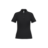 Polo sport femme Noir – iDeal Basic Brand (130 g/m²)