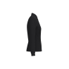 Polo piqué manches longues femme Noir – iDeal Basic Brand (IB223) – vue 3