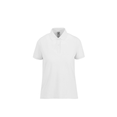 Polo Blanc Femme Manches Courtes MY POLO 180 – B&C (CGPW461)