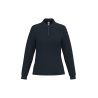 Polo Piqué LSL Femme Marine – iDeal Basic Brand