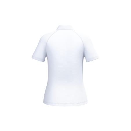 Polo Sport Femme Blanc iDeal Basic Brand – 130 g/m² – vue 2