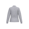 Polo piqué LSL femme Gris Oxford – iDeal Basic Brand – vue 2