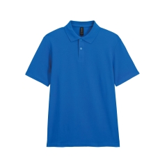 Polo Homme Double Piqué Softstyle Bleu Royal – Gildan