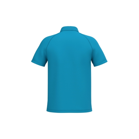Polo Sport Homme Bleu Atoll – iDeal Basic Brand – vue 2