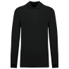 Polo piqué manches longues Bio180 Homme Noir – Kariban