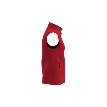 Bodywarmer Softshell 2 Couches Rouge – iDeal Basic Brand – vue 3