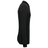 Polo piqué manches longues Bio180 Homme Noir – Kariban – vue 3