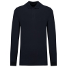 Polo piqué manches longues Bio180 Marine homme – Kariban