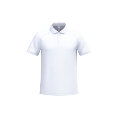 Polo Sport Homme Blanc iDeal Basic Brand – 130 g/m²