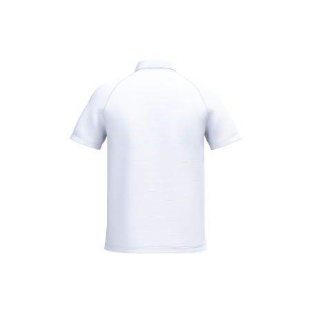 Polo Sport Homme Blanc iDeal Basic Brand – 130 g/m² – vue 2