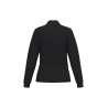 Polo piqué manches longues femme Noir – iDeal Basic Brand (IB291) – vue 2