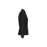 Polo piqué manches longues femme Noir – iDeal Basic Brand (IB291) – vue 3