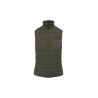 Bodywarmer matelassé femme Vert Kaki iDeal Basic Brand