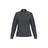 Polo piqué LSL Femme Gris – iDeal Basic Brand