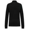 Polo piqué manches longues Bio 180 g/m² femme noir – Kariban – vue 2