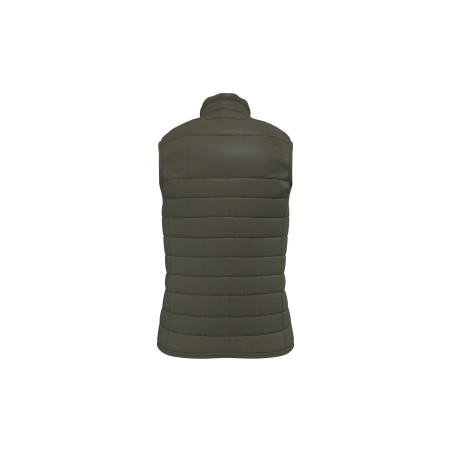 Bodywarmer matelassé femme Vert Kaki iDeal Basic Brand – vue 2