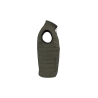 Bodywarmer matelassé femme Vert Kaki iDeal Basic Brand – vue 3