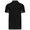 Polo piqué bicolore homme Noir/Gris foncé – Kariban – vue 2