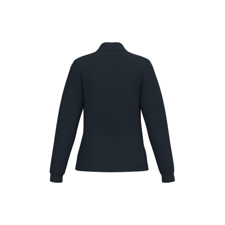Polo piqué LSL Femme Marine – iDeal Basic Brand (IB291) – vue 2