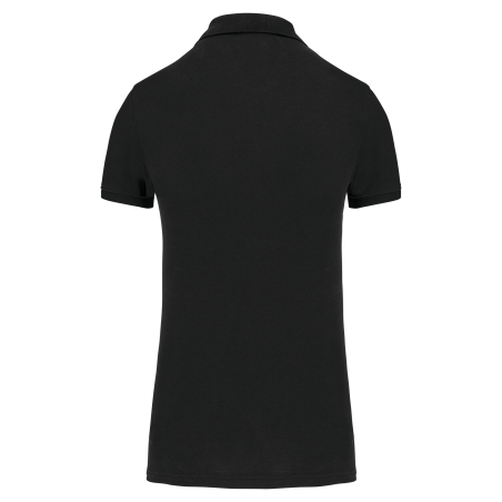 Polo piqué bio 180 g/m² femme noir – Kariban – vue 2