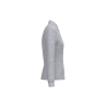 Polo piqué LSL Femme Gris Oxford Oxford – iDeal Basic Brand – vue 3